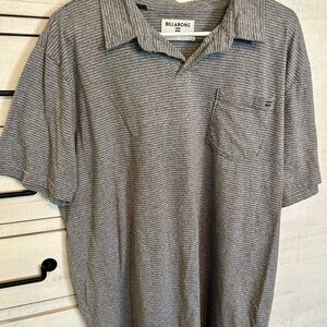 Men’s Billabong Gray Striped Shirt